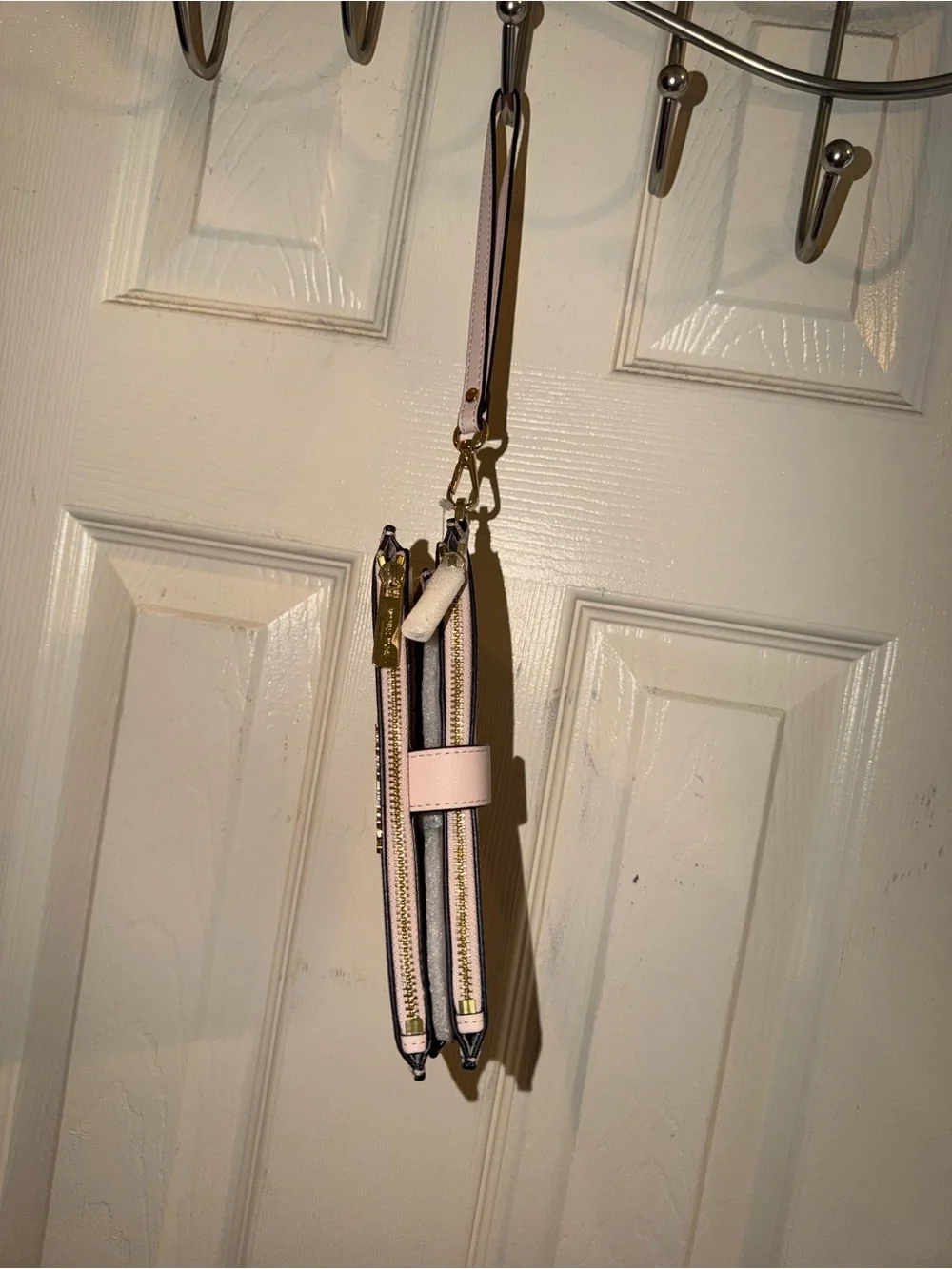 Michael Kors Light Pink Saffiano Wristlet with Gold Hardware - Picture 7 of 8
